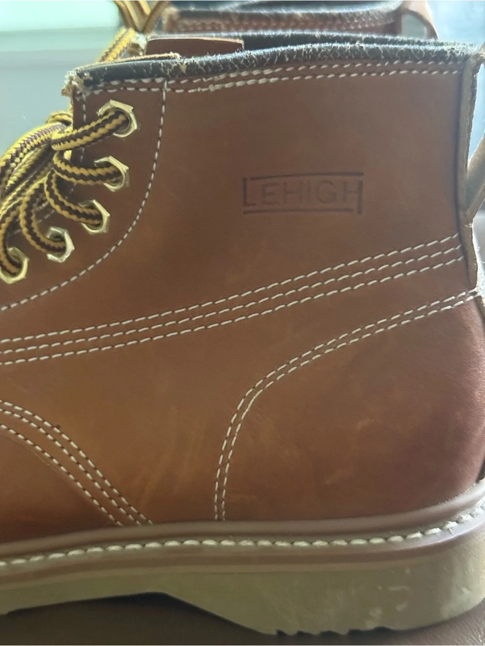 Vintage men’s Lehigh steel toe work boots size 7.5EEE